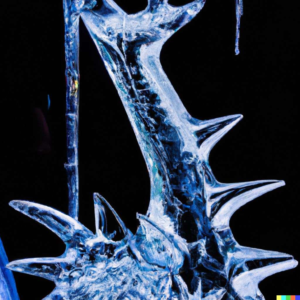 the discovery of gravity, ice sculpture